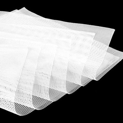 6 Pack Silicone Dehydrator Sheets,Non-stick Food Fruit Dehydrator Mats Reusable Steamer Mesh Mat for Fruit Dryer (6, 14 x 21 inch) - size: 14 x 21 inch