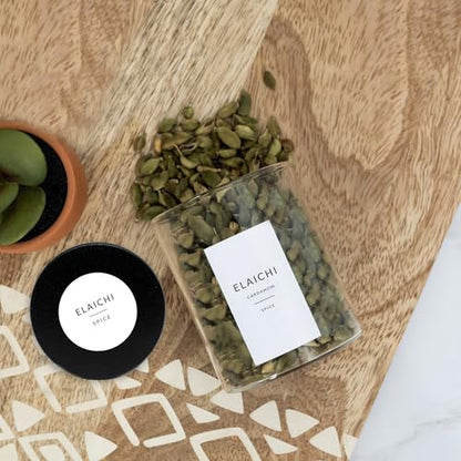 Indian Spice Labels Stickers for Jars and Lids - 96 South Asian Spice Jar Labels Waterproof Preprinted, Seasoning Herb Stickers for Containers Kitchen Pantry Organization - style: Indian Spice Label