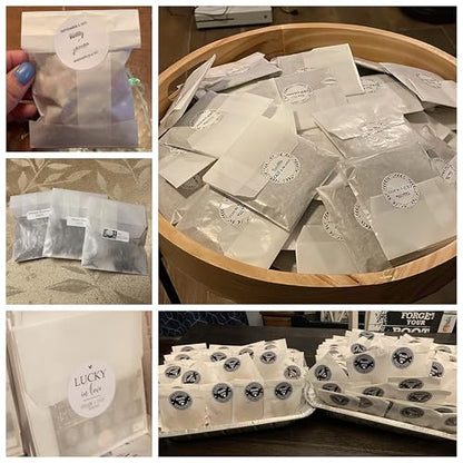 Quotidian White Glassine Paper Bags 4" x 6" (10 x 15.2cm), Pack of 100 Semi-Transparent Wax-Free Paper Treat Bags, Cookie Sleeves for Bakery, Party Favors, Handmade Soap, Seeds, Small Gifts - size: 4 x 6 Inch