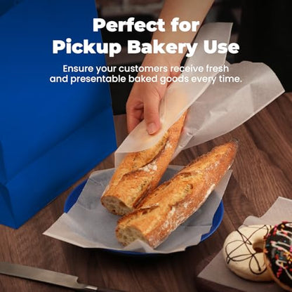 Fit Meal Prep [500 Pack] 12 x 10.75" Wax Paper Sheets for Food, Interfolded Precut Deli Pop Up Grease-Proof Sandwich Paper Wraps, Waterproof for Lunch, Food Basket, Microwave Cover, BBQ - size: 12 x 10.75"