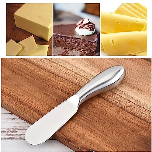 VAKTOK Butter Knife/Durable Stainless Steel Cheese Butter Spreader Knife/Durable Stainless steel multi-purpose cheese and butter spread knife pastry making handy little assistant-1PCS