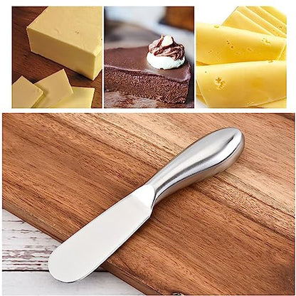 VAKTOK Butter Knife/Durable Stainless Steel Cheese Butter Spreader Knife/Durable Stainless steel multi-purpose cheese and butter spread knife pastry making handy little assistant-1PCS