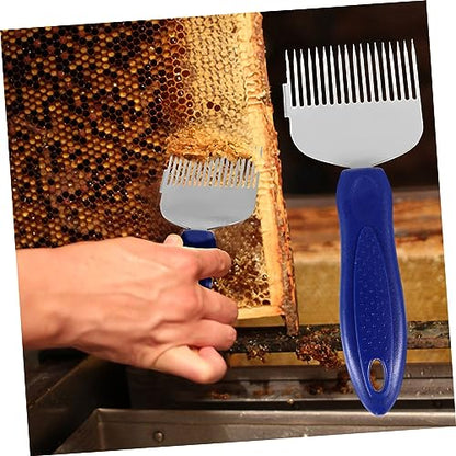 Hive Tool Honey Scraper Beekeeper Honeycomb Shovel Uncapping Fork Stainless Steel Beekeeping Tool