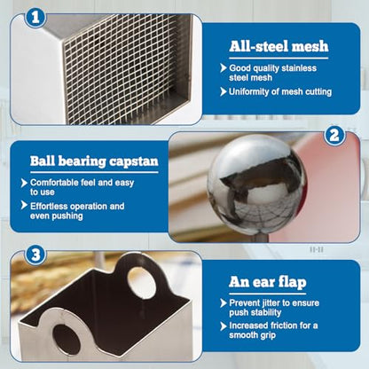 Tofu Press Stainless Steel, Tofu Cutter, Paneer Maker Stainless Steel, Practical Cooking Household Tool(Chrysanthemum shape)