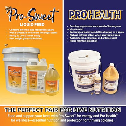 Mann Lake Pro-Sweet Liquid Bee Feed, Prevents Crystallization & Fermentation, Ideal for Nectar Dearth and Cool Seasons, Beekeeper Essential, Healthy Colony, 2.5-Gallon Jug - size: 318 Fl Oz (Pack of 1)