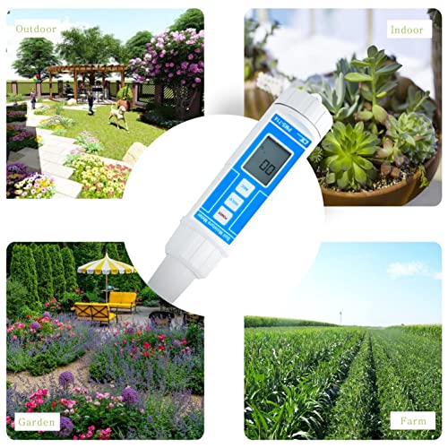 Digital Soil plant PH Tester/Soil moisture meter/Moisture meter for plants/Plant moisture meter outdoor - Microprocessor LSI Accuracy for Greenhouses & Environmental Research; Model: PMS-714