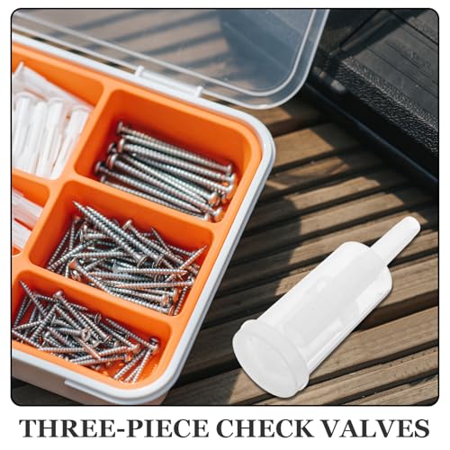6pcs Home Brew 3pcs Water Valves with Grommets, Plastic Airlocks for Beer and Wine Fermentation Accessories Random Color