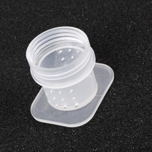 Bee Water Feeder 3 Pcs Plastic Hive Drinking Cup for Beekeeping Supplies for honeybee Hydration Watering Station for Garden Backyard Apiary Outdoor Bee Nesting Box Entrance 27mm White