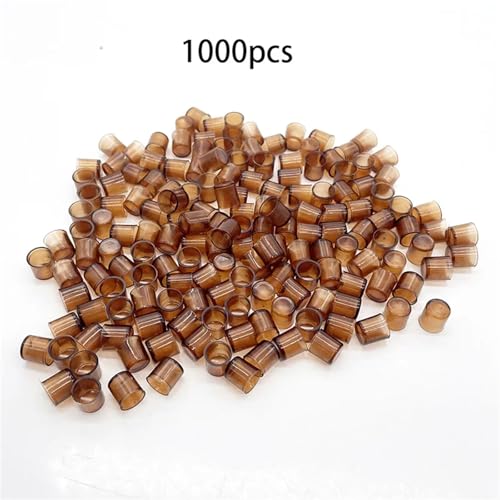1000PCS Beekeeping Plastic Brown Rearing Queen Bee Tools King Tools Cell Brown Cage Cup Rear Breeding Apicultura Supplies