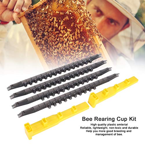 Bee Grafting Kit,Queen Rearing Kit,System Cultivating Queen Cage bee Grafting kit,Queen Rearing System Cultivating Tools,Rearing Frame Apiculture Beekeeping Supplies