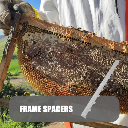 Abaodam 4pcs Beehive Frame Strip Beekeeping Gadgets Spacer for Hive Frame Stability and Shaking Beekeeping Tools for Apiary Use