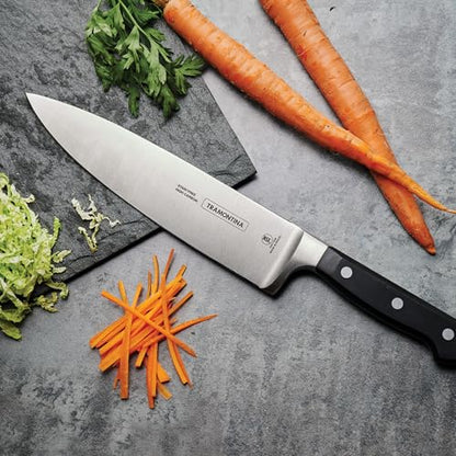 Tramontina Pro Series Forged 8-Inch Chef Knife, Stain-free High-Carbon Steel Kitchen Knives for Cooking - style: 8-Inch Cook's Knife