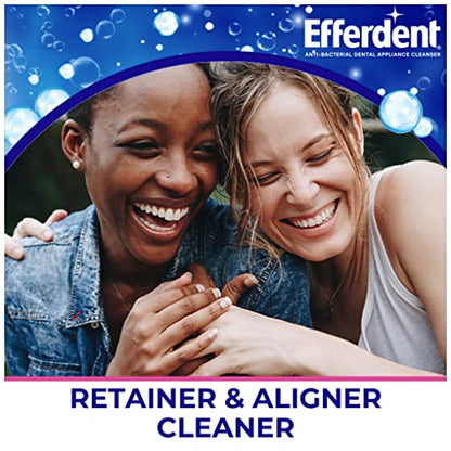 Efferdent Denture Cleaner Tablets – Dental Appliances, Aligners, Mouth Guard, and Retainer Cleaner Tablets, Minty Fresh & Clean, 90 Count - size: 90 Count (Pack of 1)
