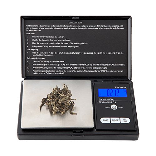 Weigh Gram Scale 600g x 0.1g,Pocket Scale, Digital Jewelry Scale, Food Scale, Kitchen Scale, Digital Pocket Scale - size: 600g / 0.1g (Standard)