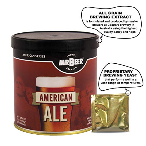 Mr. Beer American Ale Light 2 Gallon Homebrewing Refill - style: American Ale