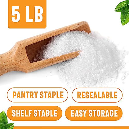 ONE IN A MILL Citric Acid 5LB | Food Grade OU Kosher Flavor Enhancer for Cooking, Baking & Canning Preservative | Use for DIY Skincare, Bath Bombs, Water Softener & Cleaning Hard Water Stains - size: 5 Pound