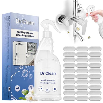 Updated Spray Cleaner for Ovens,Concentrated Cleaning Tablets, Instant Dissolving, Stain Removal Spray, Multi-Surface Cleaner for Kitchen, Bathroom & More (30PCS)