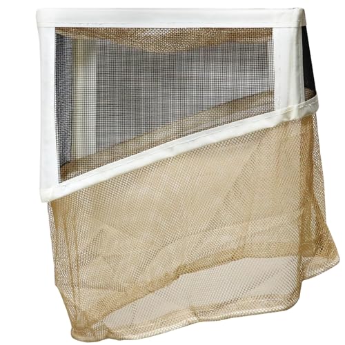 Square Folding Veil with String Veil Only, Hat Sold Separately Beekeeping Equipment Yellow