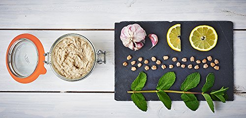 Le Parfait Super Terrine 500mL (16oz) Zero Waste Eco-Friendly Glass Canning Jars, Airtight Rubber Seal & Wire Bail Lid, BPA-Free, Water Bath Safe for Food Storage & Preserving, Made in France, 4PK - color: 500ml (Set/4)