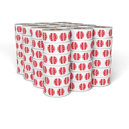 Food Delivery Tamper Evident Sealed for Freshness Labels - 500 Adhesive Stickers for Safe Food delivery (Strips 72 Pack) - size: Strips 1.875" x 6" - 72 Pack
