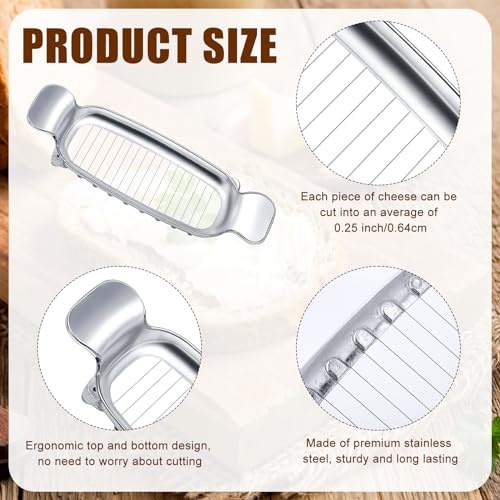 Stainless Steel Cheese Cutter and Butter Slicer - Multifunctional Kitchen Food Tool for Block Cheeses and Butter - style: Butter Slicer