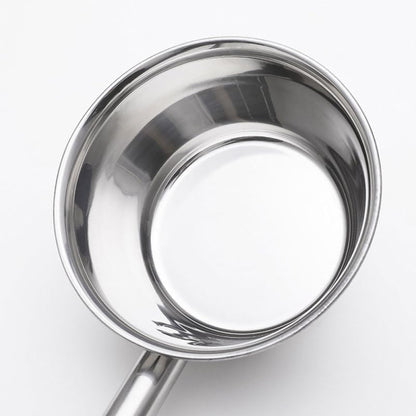 Cabilock Stainless Steel Long Handle Ladle Heat Resistant Soup Scoop Spoon for Kitchen Water Ladle for Cooking and Serving for Dining and Food Preparation - size: 48X18CM