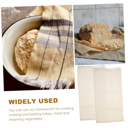 SMASOLO 18pcs Reusable Cheese Cloth for Straining Draining Tofu Making Muslin for Cooking Canning and Baking for Yogurt Oil and Poultry