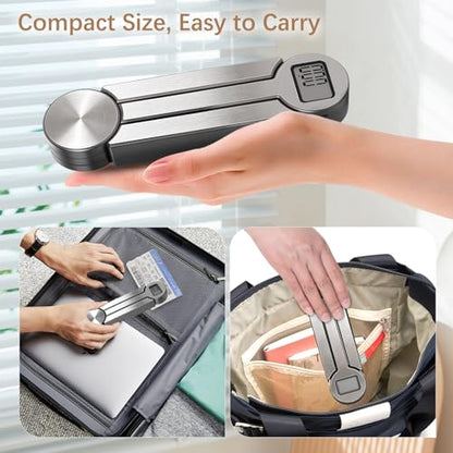 Portable Food Scale, Folding Digital Kitchen Scale, Mini Pocket Gram Ounce Scale for Travel Diet Calorie Control Cooking - color: Silver/Black