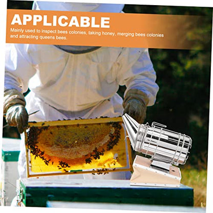 VICASKY Beehive Smoker Tool Portable Bee Smoker Box for Beekeeping Protective Heat Shield
