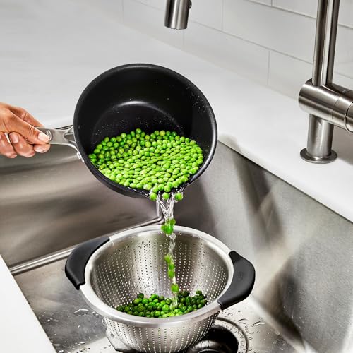 OXO Good Grips Stainless Steel 3 qt./ 2.8L Colander - size: 3 Qt