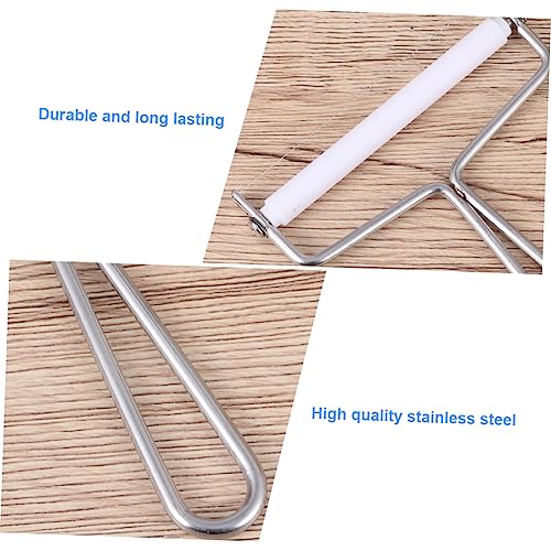 Cabilock 6 Pcs Butter Scraper Steel Cheese Scraper Wire Cheese Cutter Butter Churner Cream Knife Wire Cutters Food Scraper Cheese Slicer Wire Cheese Wire Cheese It Bread Making Tool Silver - color: Silverx3pcs, size: 14.5X10.5 CMx3pcs