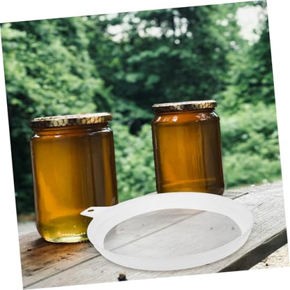MAGICLULU 2Pcs Nylon Honey Strainer Double Sieve Filter Mesh for Beekeeping Easy to Clean and Versatile Honey Extraction Tool for Various Beehives and Honey Processing