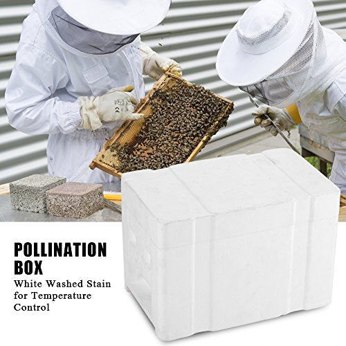 Bee Mating Hive Case Box, Beekeeping Queen Breeding Box with Water Feede, Rearing Beehive Harvest Beekeeping King Pollination Box, hive Beekeeper Supplies Reserve Tool