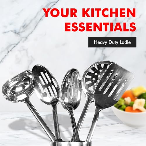 Chef Craft Select Ladle, 12 inch, Stainless Steel - size: 12 inch, style: Ladle