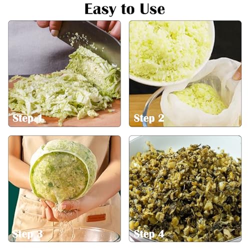 6Pcs Nut Milk Bag Bowl-Shaped Organic Cheesecloth Reusable Straining Fine Mesh Food Strainer Washable Cheesecloth for Tea Milk Juicing Almond Yogurt Coffee