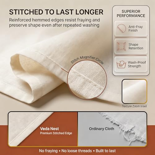 Grade 100 Cheese Cloth for Straining, 100% Unbleached Cotton Reusable Cheesecloth, Ultra Fine Mesh Muslin Cloth for Cheese Making, Greek Yogurt, Nut Milk, 40x45 Inch Pack of 2 - size: 40X45 Inch