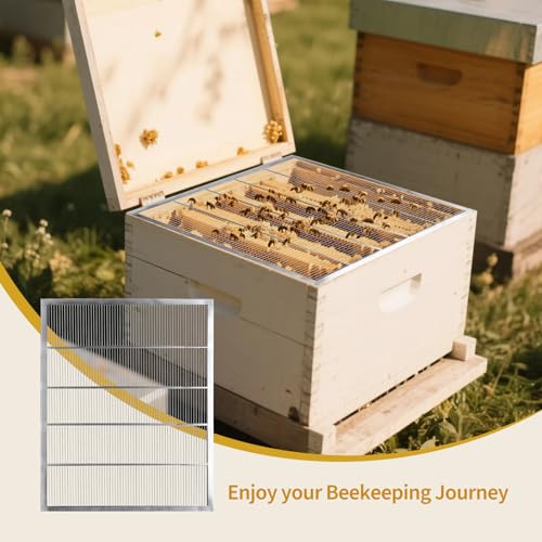 2Pcs Metal Queen Excluder Beehive Queen Bee Excluder Beekeeping Queen Excluders Beekeeping Tools (10 Frame 2Pcs) - size: 10 Frame 2Pcs