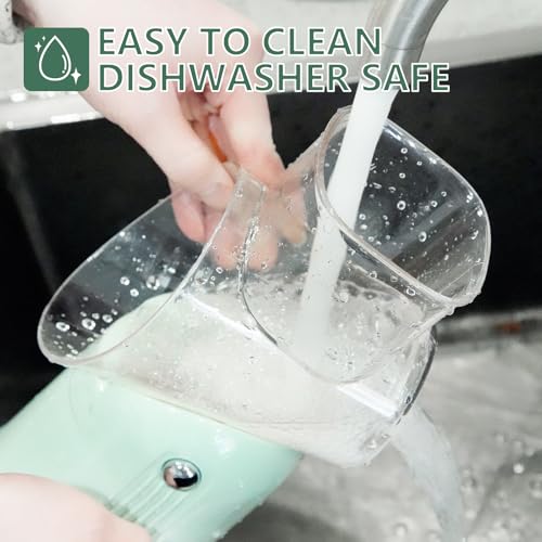 Rotary Cheese Grater with Handle: 5-in-1 Cheese Grater Hand Crank, Strong Suction Base for Fruit Vegetables Nuts with Blade Storage Box (Green) - color: Green