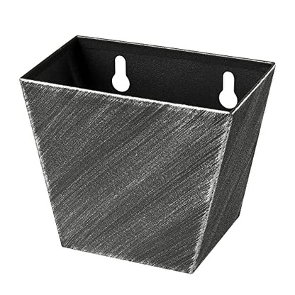 Antique Silver Bottle Cap Catcher Wall Mount Beer Top Bucket Stainless for Wood DIY Board - color: Antique Silver