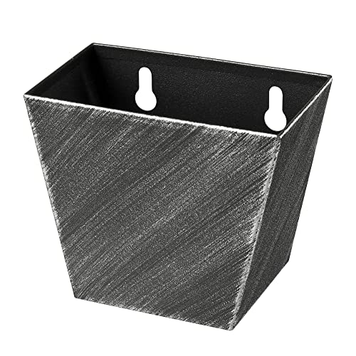 Antique Silver Bottle Cap Catcher Wall Mount Beer Top Bucket Stainless for Wood DIY Board - color: Antique Silver
