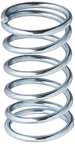 Prime-Line SP 9728 Compression Spring, Spring Steel Construction, Nickel-Plated Finish, 0.054 GA x 9/16 In. x 1 In. (2 Pack) - color: Nickel, size: 9/16 in. x 1 in.