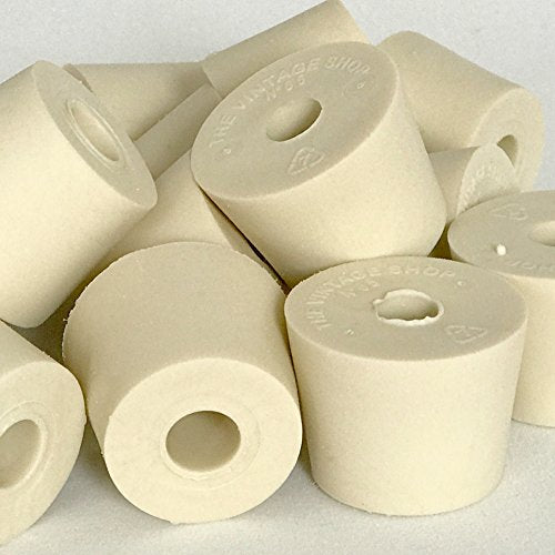 #6.5 Rubber Stopper with Hole - 4-Pack