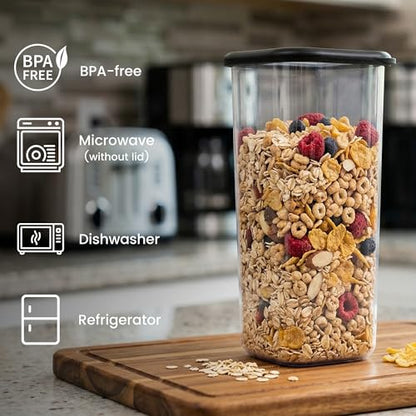 Airtight Storage Containers with Lids, Set of 12 Storage Containers, Kitchen Storage Boxes, Food Storage Containers, BPA-Free