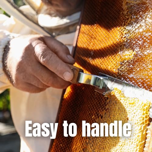SunVara Beekeeping Stainless-Steel Electric uncapping Knife for Beekeeper bee Keeper Honey Wax Scraper Honey uncapping Cutter Tool - Apicultura Equipment & Bee Hive Tools Honey bee Keeping Equipment