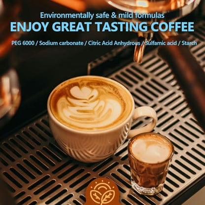 Coffee Machine Cleaner Descaler Tablets 34 Pack, Coffee Maker Cleaner for Keurig, Ninja, Breville, Delonghi, Nespresso, Miele,Espresso Machine Cleaning Tabs,Descaling Solution for Coffee Pot Maker - size: 1 Count (Pack of 34)