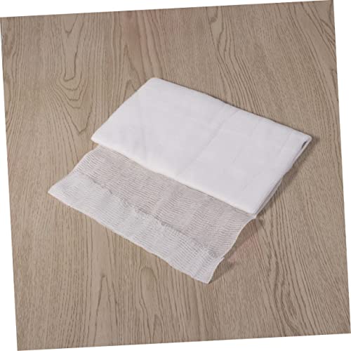 ABOOFAN 2pcs Unbleached Cheese Cloths Kefir Strainer Cotton Fabric for Baking Straining - color: Whitex2pcs, size: Size 2x2pcs