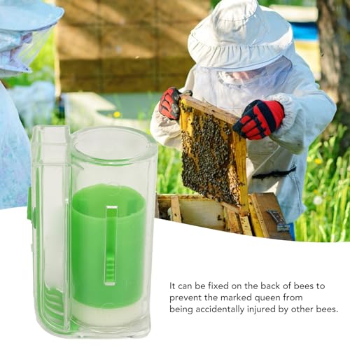 Bee Queen Marking Tool Kit with Number 1 to 99 Stickers, Marking Bottle, Back Markers, and Tweezers for Bee Breeding, Observing, and Hive Management