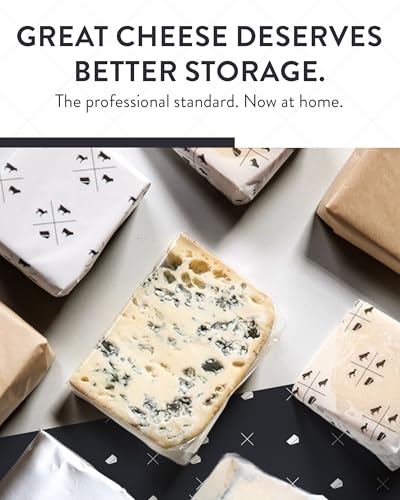 Formaticum 15-Pack Cheese Storage Wax Coated Paper - Porous Wax Sheets From France - Keep Cheese or Charcuterie Fresh - Professional Grade Cheese Paper for Wrapping Cheese - 11 x 14 - size: 15-Pack-Sheets