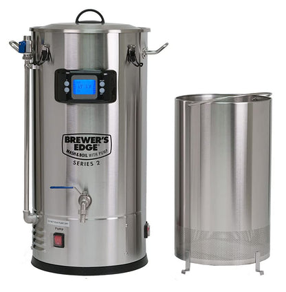 Brewer's Edge SERIES 2 MASH AND BOIL With Pump V2 Programmable Electric All-In-One Brewing Kettle 110V