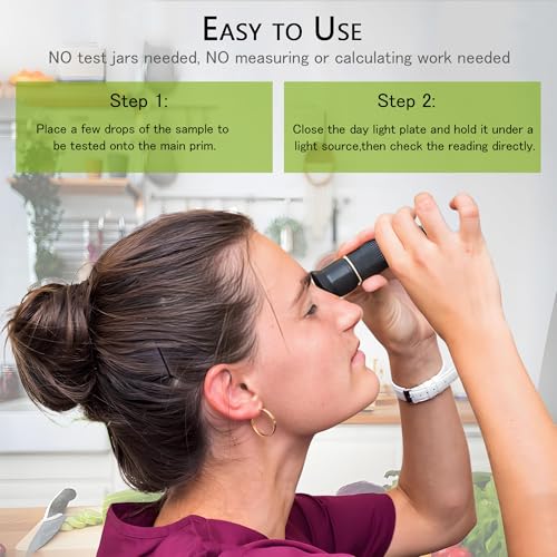 0-32% Brix Meter Refractometer,V-Resourcing Portable Hand Held Refractometer for Sugar Content Test - color: Brix Refractometer ( 0-32% )